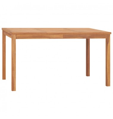  Sodo valgomojo stalas, 140x80x77cm, tikmedžio medienos masyvas