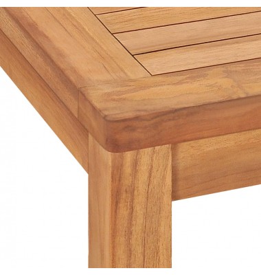  Sodo valgomojo stalas, 140x80x77cm, tikmedžio medienos masyvas - Lauko stalai, staliukai - 5