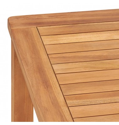  Sodo valgomojo stalas, 140x80x77cm, tikmedžio medienos masyvas - Lauko stalai, staliukai - 6