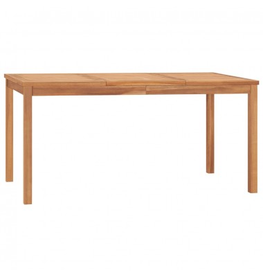  Sodo valgomojo stalas, 160x80x77cm, tikmedžio medienos masyvas - Lauko stalai, staliukai - 1
