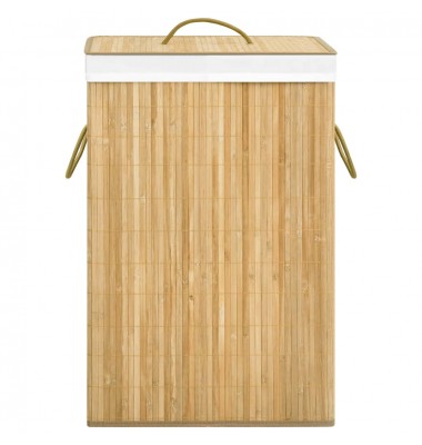  Skalbinių krepšys, bambukas, 72l - Skalbinių krepšiai - 4