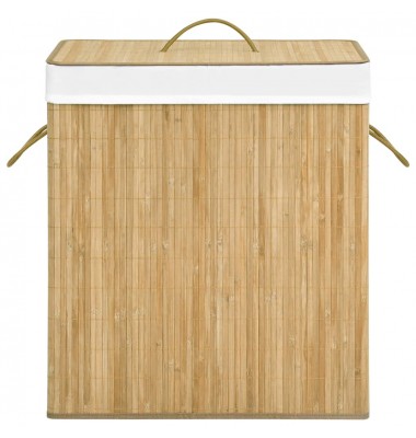  Skalbinių krepšys, bambukas, 100l - Skalbinių krepšiai - 4