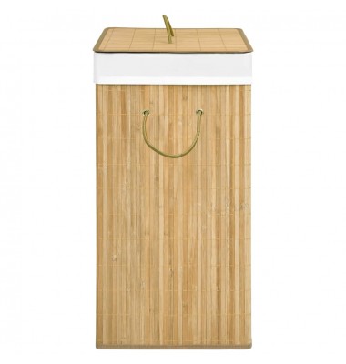  Skalbinių krepšys, bambukas, 100l - Skalbinių krepšiai - 5