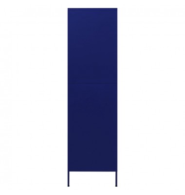  Drabužių spinta, tamsiai mėlyna, 90x50x180cm, plienas - Drabužių spintos - 4