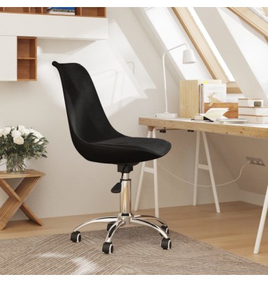  Pasukama biuro kėdė, juodos spalvos, audinys - Biuro kėdės - 1