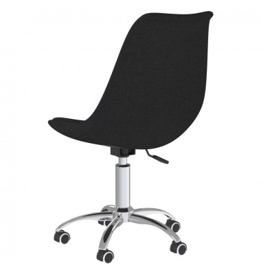  Pasukama biuro kėdė, juodos spalvos, audinys - Biuro kėdės - 5