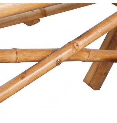  Iškylų stalas, 115x115x81cm, bambukas - Lauko stalai, staliukai - 5