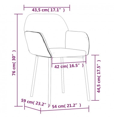  Valgomojo kėdės, 2vnt., šviesiai pilkos spalvos, aksomas - Valgomojo Kėdės - 8