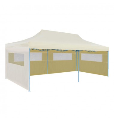  Sulankstoma proginė palapinė 3 x 6 m, kremo spalvos - Lauko pavėsinės - 2