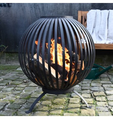Esschert Design Laužavietė, juoda, anglinis plienas, apvali, FF400 - Laužavietės, židiniai - 4