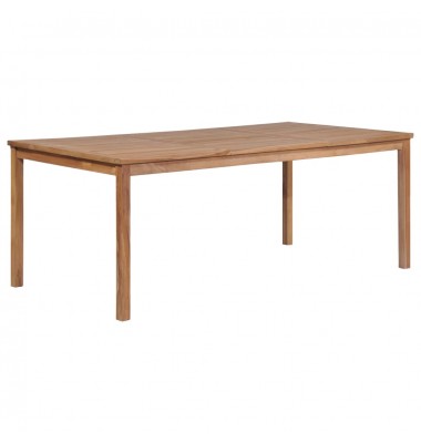  Sodo stalas, 200x100x77cm, tikmedžio medienos masyvas