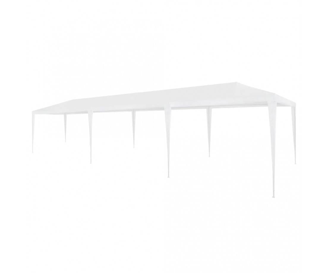Proginė palapinė, balta, 3x9 m, PE - Lauko pavėsinės - 1 Proginė palapinė, balta, 3x9 m, PE - Lauko pavėsinės - 1