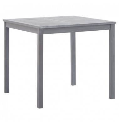  Sodo stalas, pilkas, 80x80x74cm, akacijos medienos masyvas - Lauko stalai, staliukai - 1