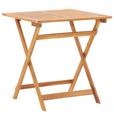  Sulankstomas sodo stalas, 70x70x75cm, akacijos medienos masyvas - Lauko stalai, staliukai - 1