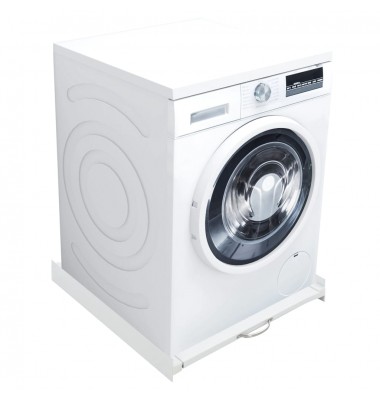 Skalbimo mašinos sujungimo rėmelio rinkinys su ištraukiama lentyna - Spintelės skalbimo mašinoms - 1
