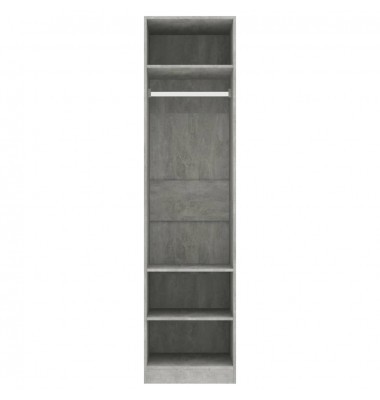  Drabužių spinta, betono pilkos spalvos, 50x50x200 cm, MDP - Drabužių spintos - 5