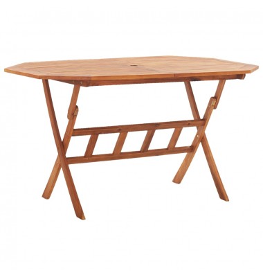  Sulankstomas sodo stalas, 135x85x75cm, akacijos masyvas  - Lauko stalai, staliukai - 1