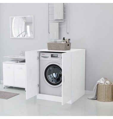  Skalbimo mašinos spintelė, baltos spalvos, 71x71,5x91,5cm - Spintelės skalbimo mašinoms - 7