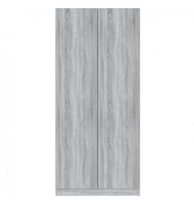  Drabužių spinta, pilkos ąžuolo spalvos, 90x52x200cm, mediena - Drabužių spintos - 3