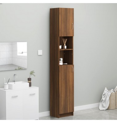  Vonios spintelė, ruda ąžuolo, 32x25,5x190cm, apdirbta mediena