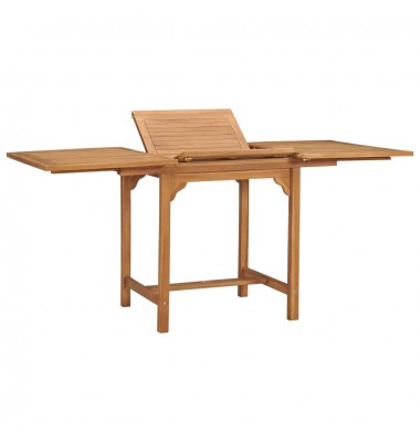  Išskleidžiamas stalas, (110-160)x80x75cm, tikmedžio masyvas - Lauko stalai, staliukai - 1