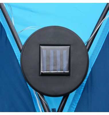  Proginė palapinė su LED ir 4 sienomis, mėlyna, 3,6x3,6x2,3m - Lauko pavėsinės - 6
