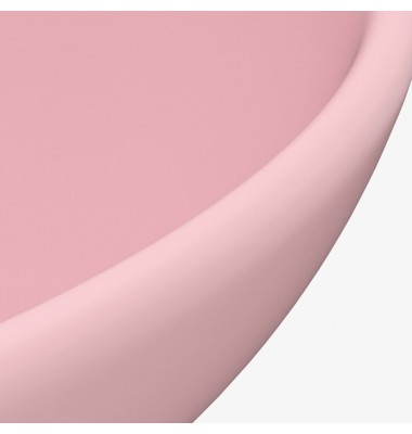  Prabangus praustuvas, matinis rožinis, 32,5x14cm, keramika - Vonios praustuvai - 5