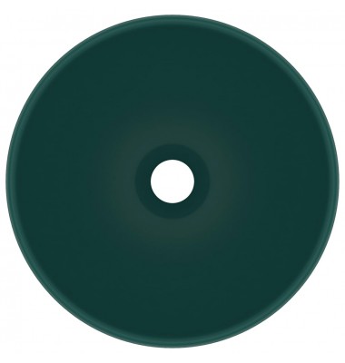  Prabangus praustuvas, matinis žalias, 32,5x14cm, keramika - Vonios praustuvai - 3