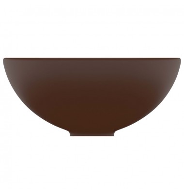  Prabangus praustuvas, matinis rudas, 32,5x14cm, keramika - Vonios praustuvai - 4