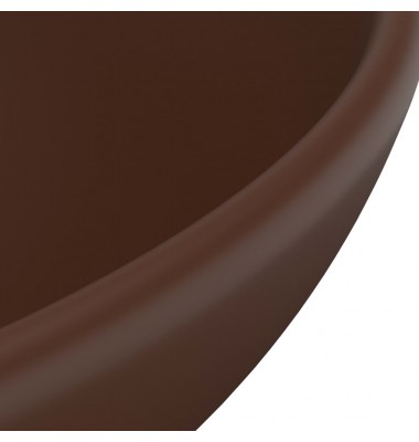  Prabangus praustuvas, matinis rudas, 32,5x14cm, keramika - Vonios praustuvai - 5
