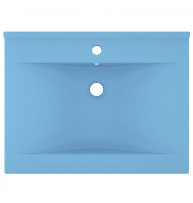  Prabangus praustuvas, matinis mėlynas, 60x46cm, keramika - Vonios praustuvai - 3