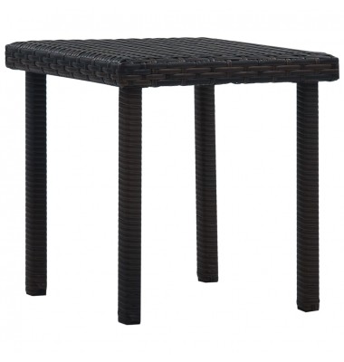  Sodo arbatos staliukas, rudos spalvos, 40x40x40cm, poliratanas - Lauko stalai, staliukai - 1
