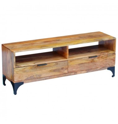  TV staliukas, mango mediena, 120x35x45 cm - TV spintelės - 1