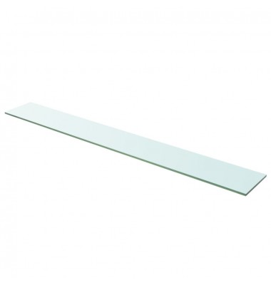  Lentynos plokštė, skaidrus stiklas, 110x15 cm - Pakabinamos lentynos, spintelės - 1