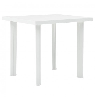  Sodo stalas, baltos spalvos, 80x75x72cm, plastikas - Lauko stalai, staliukai - 1
