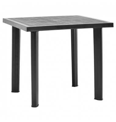  Sodo stalas, antracito spalvos, 80x75x72cm, plastikas - Lauko stalai, staliukai - 1