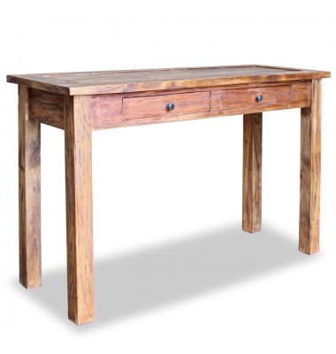  Konsolinis staliukas, masyvi perdirbta mediena, 123x42x75cm - Žurnaliniai staliukai - 1