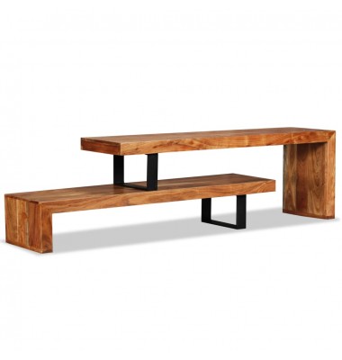  TV staliukas, masyvi akacijos mediena - TV spintelės - 1