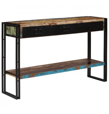  Konsolinis staliukas, perdirbtos medienos masyvas, 120x30x76cm - Žurnaliniai staliukai - 1