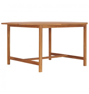  Sodo stalas, 150x150x75cm, tikmedžio medienos masyvas - Lauko stalai, staliukai - 1