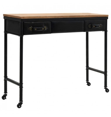  Konsolinis staliukas, MDF ir eglės mediena, 100x33,5x80cm - Žurnaliniai staliukai - 1