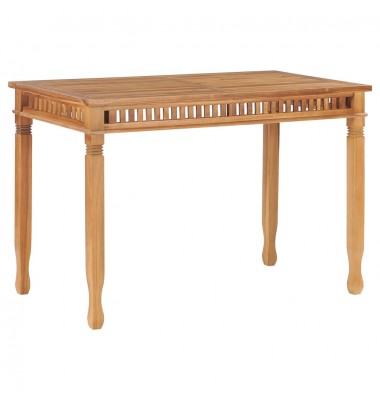  Sodo valgomojo stalas, 120x65x80cm, tikmedžio medienos masyvas - Lauko stalai, staliukai - 1