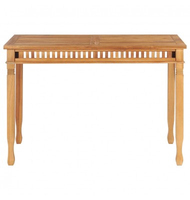  Sodo valgomojo stalas, 120x65x80cm, tikmedžio medienos masyvas - Lauko stalai, staliukai - 2