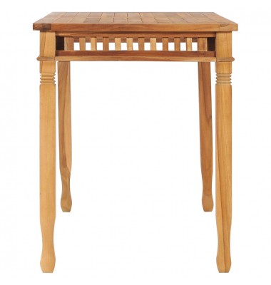  Sodo valgomojo stalas, 120x65x80cm, tikmedžio medienos masyvas - Lauko stalai, staliukai - 3