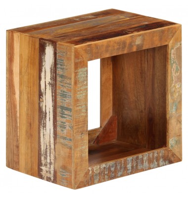  Taburetė, 40x30x40cm, perdirbtos medienos masyvas - Žurnaliniai staliukai - 9