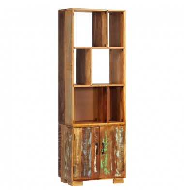  Knygų lentyna, 60x35x180cm, perdirbtos medienos masyvas - Pastatomos lentynos, spintelės - 1