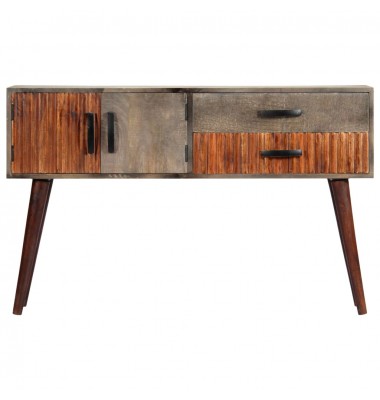  Konsolinis staliukas, pilkas, 120x35x75cm, neapd. mango mediena - Žurnaliniai staliukai - 2