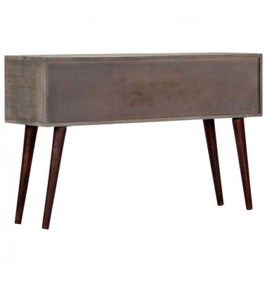  Konsolinis staliukas, pilkas, 120x35x75cm, neapd. mango mediena - Žurnaliniai staliukai - 3