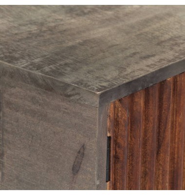 Konsolinis staliukas, pilkas, 120x35x75cm, neapd. mango mediena - Žurnaliniai staliukai - 5