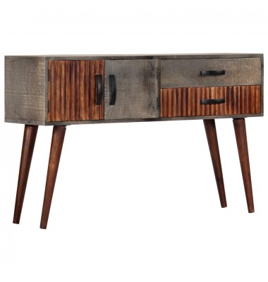  Konsolinis staliukas, pilkas, 120x35x75cm, neapd. mango mediena - Žurnaliniai staliukai - 10